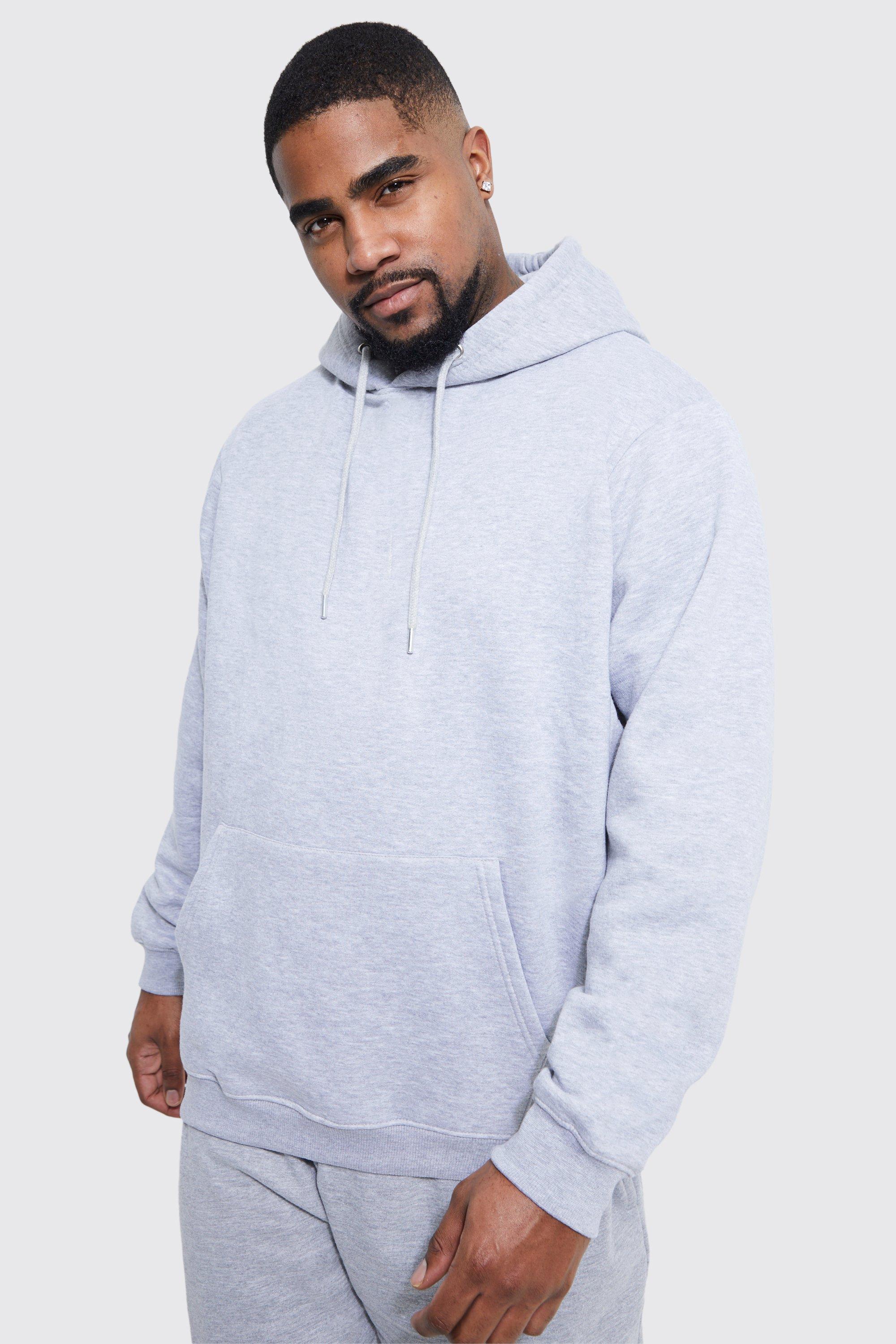 Boohooman grey hoodie hot sale